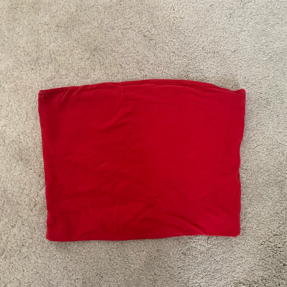Full Tilt Red Crop Top
